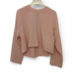 Lululemon Softstreme Perfectly Oversized Cropped Pullover Light Pink Athleisure